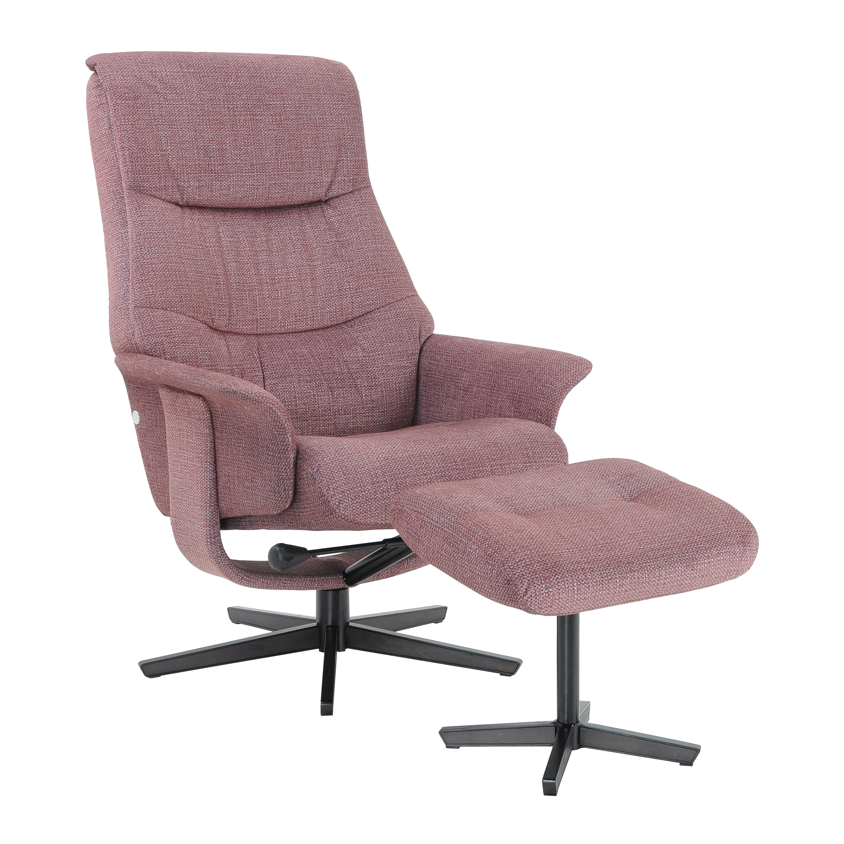 Fauteuil relax Anti-stress An sur pied pivotant + pouf (manuel)